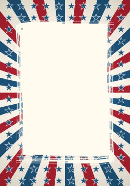 Amerikan bayrağı vatansever arka plan