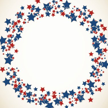 Amerikan vatanseverlik arka plan çerçevesi