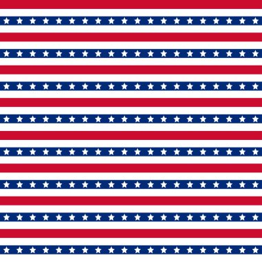 Amerikalı yıldızlar ve çizgiler seamless modeli