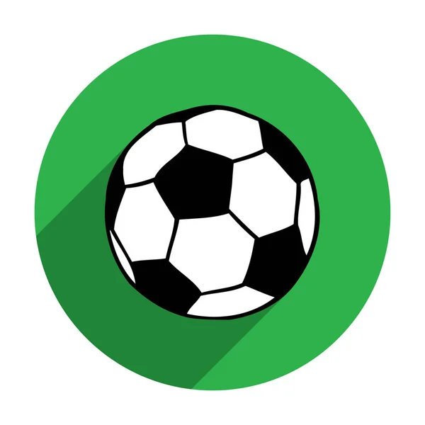 Ποδόσφαιρο, εικονογράφηση μπάλας ποδοσφαίρου — Διανυσματικό Αρχείο