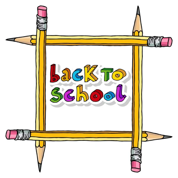 Back to School greetings — Stock Vector