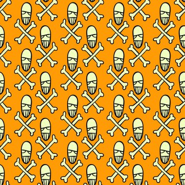 Cadılar Bayramı kutlama sorunsuz desen