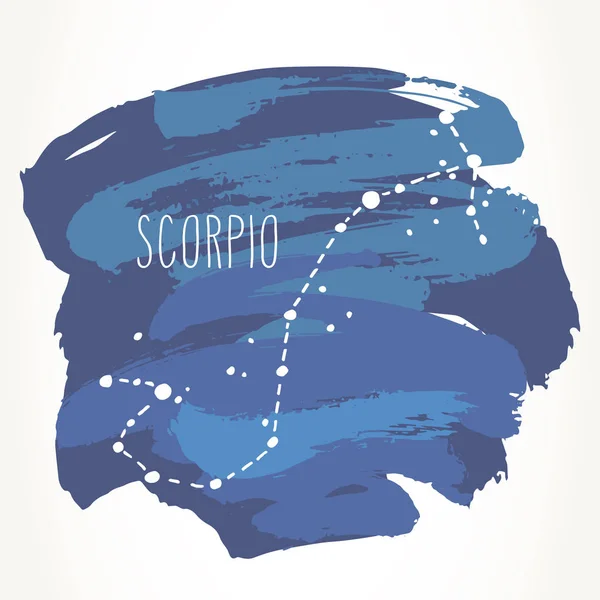 Znak pro nápis Scorpio Zodiac — Stockový vektor