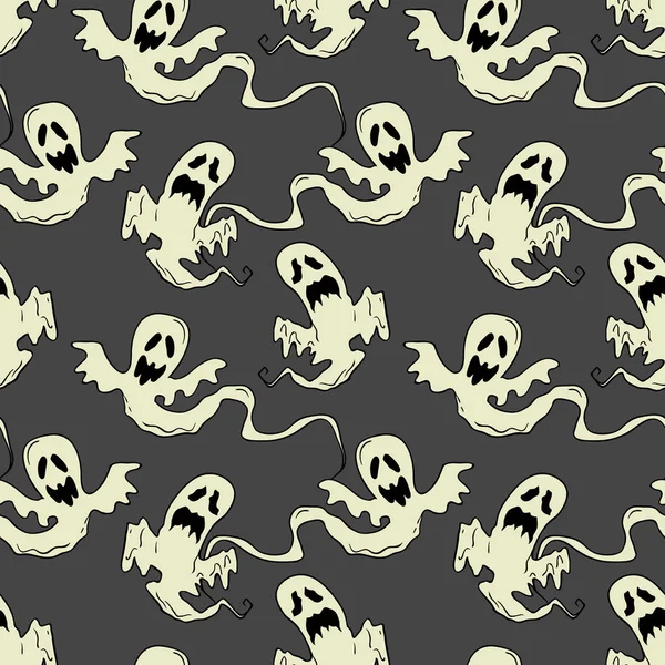 Halloween celebration seamless pattern — Stock Vector