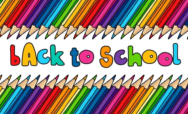 Zpátky do školy pozdravy — Stockový vektor