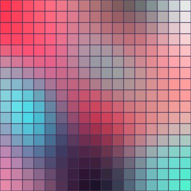 Soyut mozaik kare arka plan