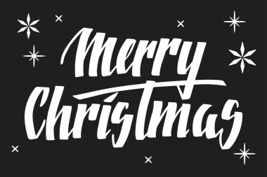 El yazısı Noel tebrik, modern kaligrafi yazı