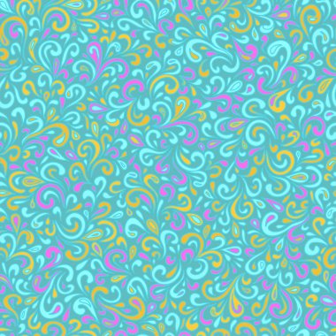 dalgalı doodle seamless modeli