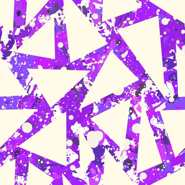 Purple Splatter Vopsea Model Fără Sudură Fundal Vectorial Abstract Tapet — Vector de stoc