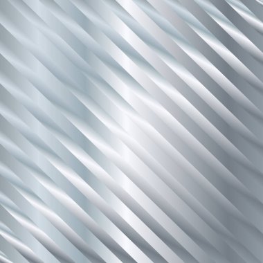 Gümüş eğimli köşegen çizgileri. Soyut modern vektör arkaplanı. Parlak metal duvar kağıdı.