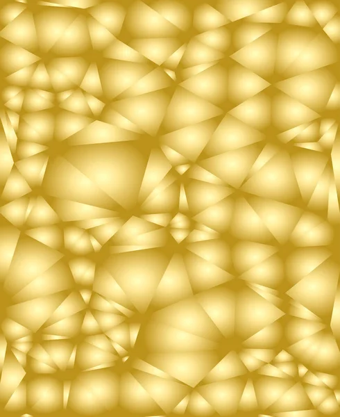 Golden Metal Gradient Bubbles Pattern Abstract Modern Vector Background Shiny — Stock Vector