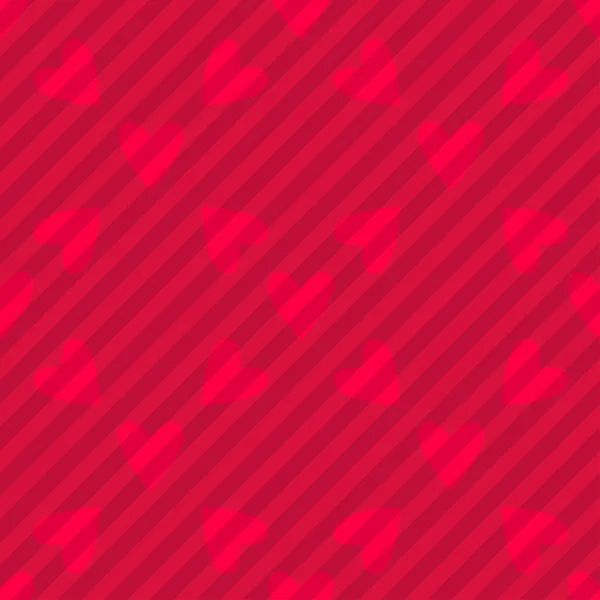 매끄럽지 붉은색 줄무늬 발렌타인데이 로맨틱 — 스톡 벡터