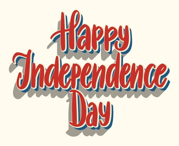 Dzień Niepodległości Stanów Zjednoczonych Element Projektu Kartki Okolicznościowej Amerykańska Patriotyczna — Wektor stockowy