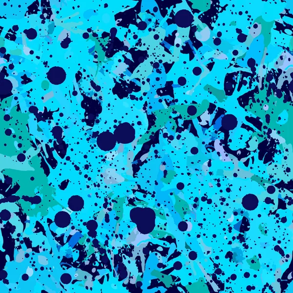 Blaue Farbe Nahtloses Muster Abstrakter Mehrfarbiger Vektorhintergrund Bunte Design Tapete — Stockvektor