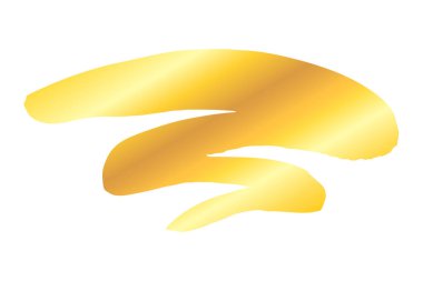 Sanatsal altın boya vuruşu