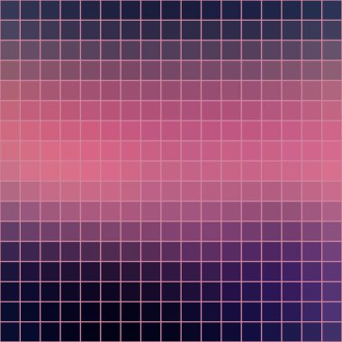 Vektör soyut mozaik koyu mavi ve pembe fayans arkaplan, kare format.