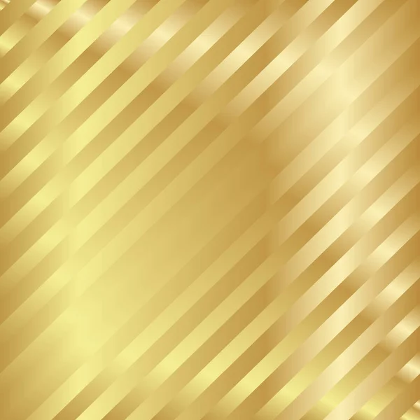 Golden Gradient Diagonal Stripes Pattern Abstract Modern Vector Background Shiny — Stock Vector