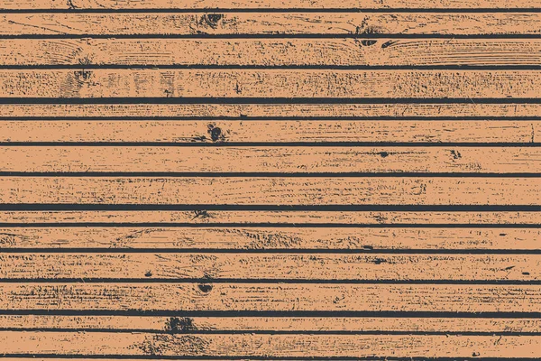 Grunge Marrom Madeira Sobreposição Textura Horizontal Fundo Ilustração Vetorial Formato —  Vetores de Stock