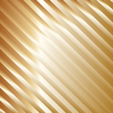 Altın gradyan köşegen çizgili desen. Soyut modern vektör arkaplanı. Parlak metal duvar kağıdı.