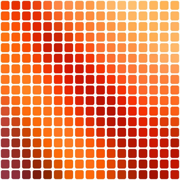 Vecteur Abstrait Fond Mosaïque Orange Avec Des Carreaux Carrés Sur — Image vectorielle