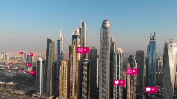 10x5ft UAE Dubai Panorama Skyline Backdrop Emirate Downtown Rooft op View Modern Skyscrapers City Buildings Night Lights Landscape Photography Background Travel Holiday Photo Studio Props