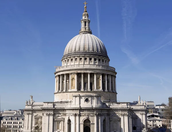 Église Pauls Dans Ville Londres Angleterre Photo De Stock