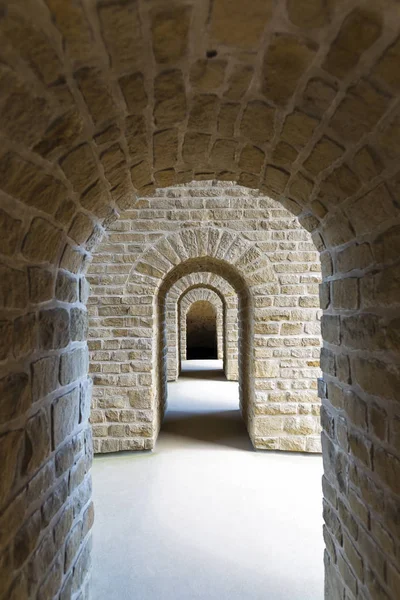 Stone Arches Luxembourg Castle Luxembourg City Stock Image