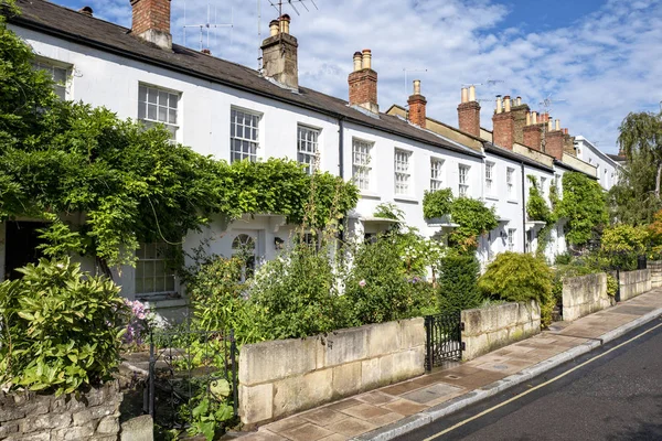 Typical English Row Terraced Cottages Richmond London — Stock Photo, Image