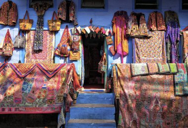 Tipik dükkanı açık Jpdhpur Hindistan