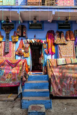 Jodhpur Hindistan tipik bir dükkanda dışında