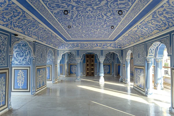Jaipur Rajasthan Hindistan Kasım 2018 City Palace Jaipur Üst Oda — Stok fotoğraf