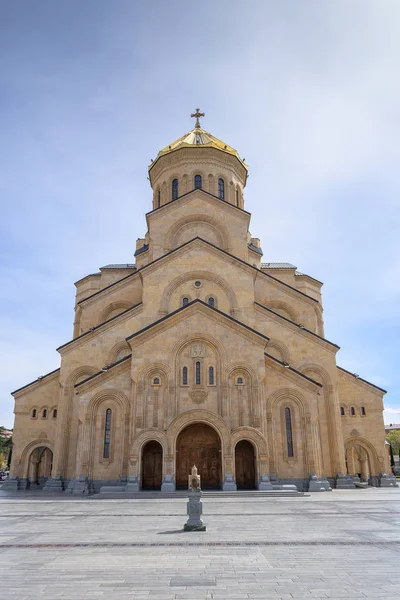 The Holy Trinity Cathedral of Tbilisi (Tsminda Sameba Church) Ge — Stock Photo, Image