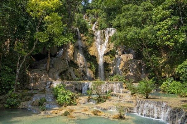 Kuang Si Waterfall in Laos — Stock Photo, Image