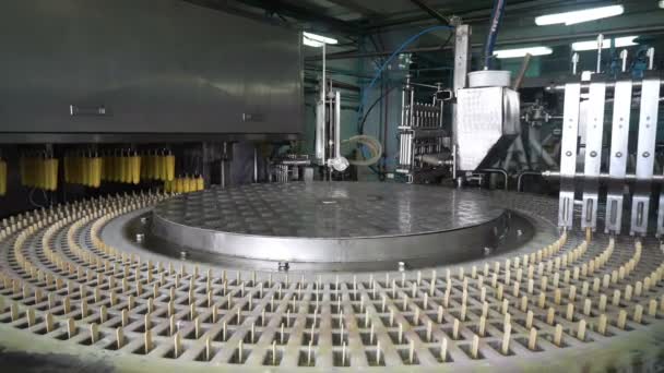 Conveyor Automatic Lines Production Ice Cream — Stock Video