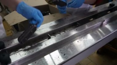 Konveyör otomatik satırları dondurma imalatı için