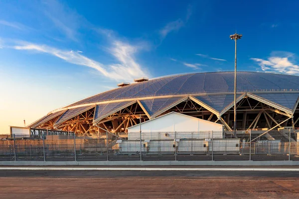 Samara, Rusya, 10 Ağustos 2018. 2018 Dünya Şampiyonası futbol (futbol için yeni stadyum).