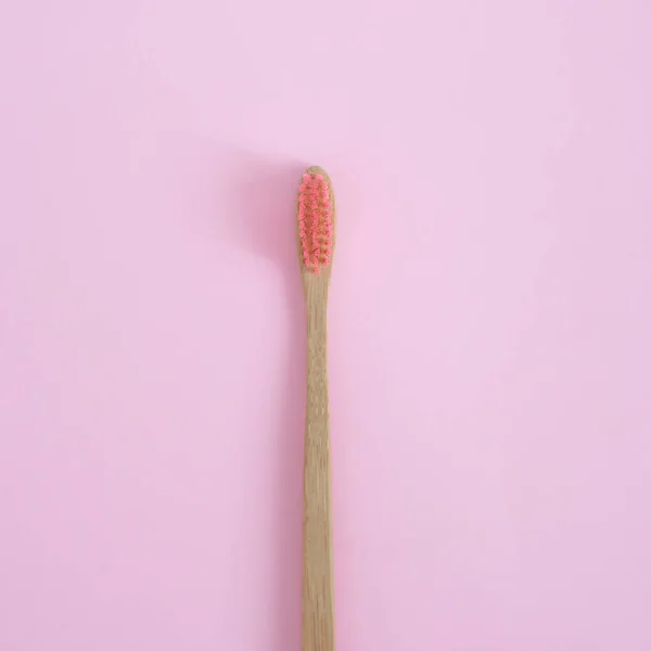 Bamboo Tooth Brush Background — Stock Photo, Image