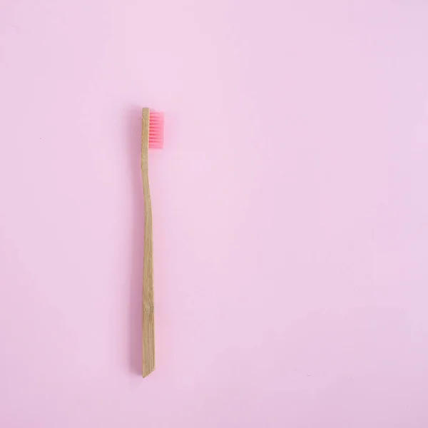 Bamboo Tooth Brush Background — Stock Photo, Image