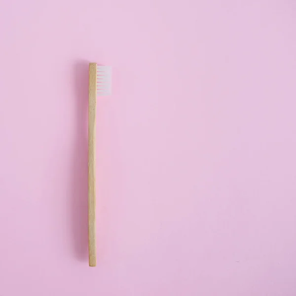 Bamboo Tooth Brush Background — Stock Photo, Image
