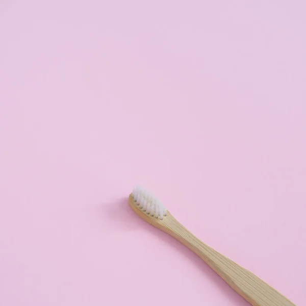 Bamboo Tooth Brush Background — Stock Photo, Image