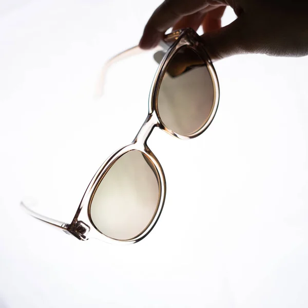 Γυαλιά Ηλίου Απομονωμένα Φόντο Ταξιδιωτική Έννοια — Φωτογραφία Αρχείου
