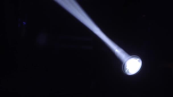 Blauwe Lichtstraal Stralen Van Licht — Stockvideo