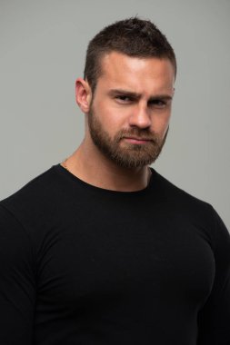 vücut geliştirmeci portresi