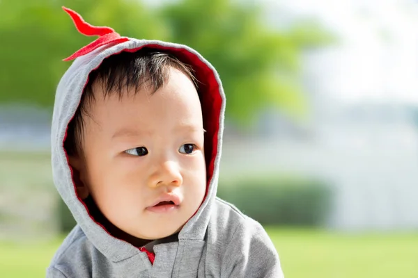 Portrait of little Asian baby boy — Stock Photo, Image