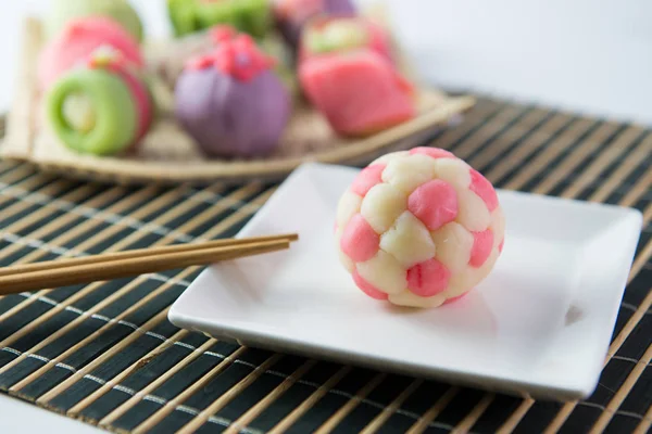 Japon geleneksel şekerleme wagashi — Stok fotoğraf