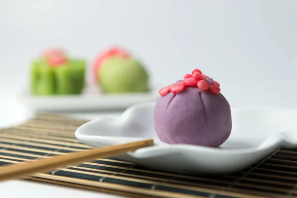 Japanese traditional confectionery wagashi — Stock Photo, Image