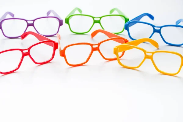 Çok renkli göz gözlük çerçeveleri — Stok fotoğraf