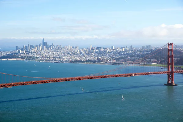 Ünlü Golden Gate Köprüsü, San Francisco Usa — Stok fotoğraf