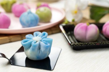 Geleneksel Japon pastası wagashi