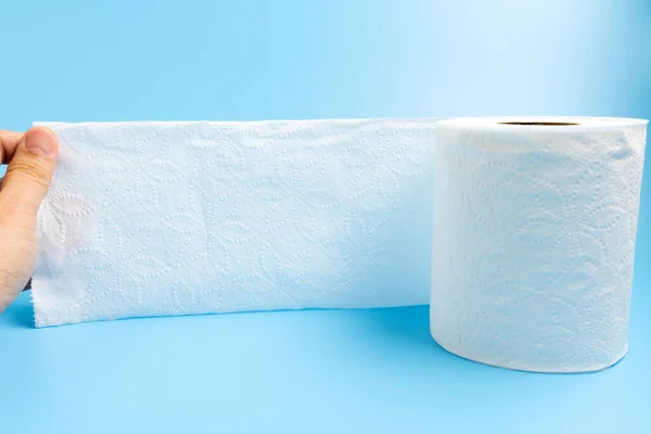 Egyszemélyes WC-papírtekercs — Stock Fotó